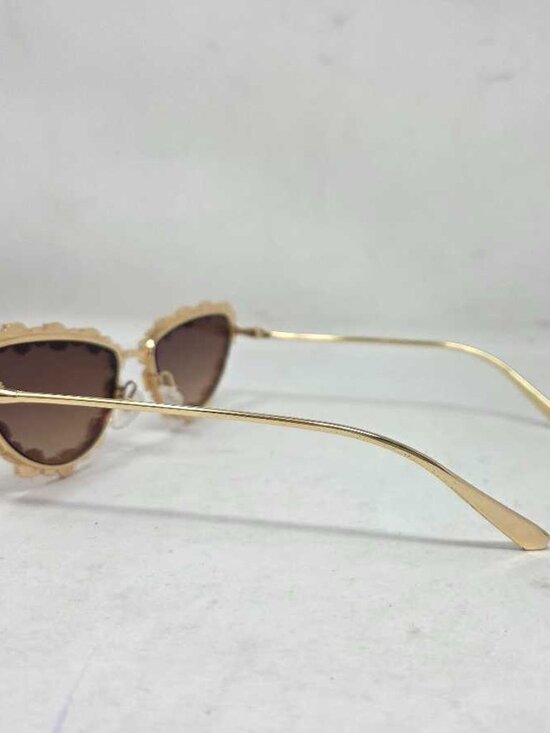 NWOT Anthropologie rhinestone deco wide sunglasses - Picture 6 of 10